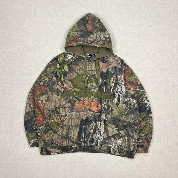 Vintage y2k real tree hunting hoodie - Picture 1 of 8